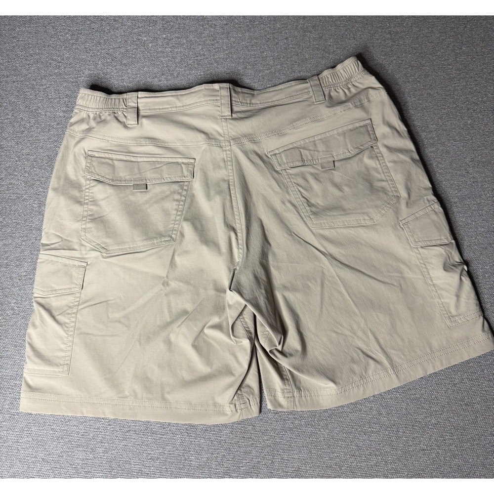 L.L.Bean Shorts Men's Large Khaki Hiking Utility Stretch Canvas Gorpcore Outdoor - Picture 7 of 12